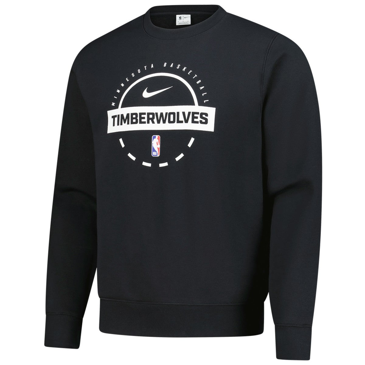 Nike - Minnesota Timberwolves 2025/26 Authentic Practice Club Sweatshirt - Black