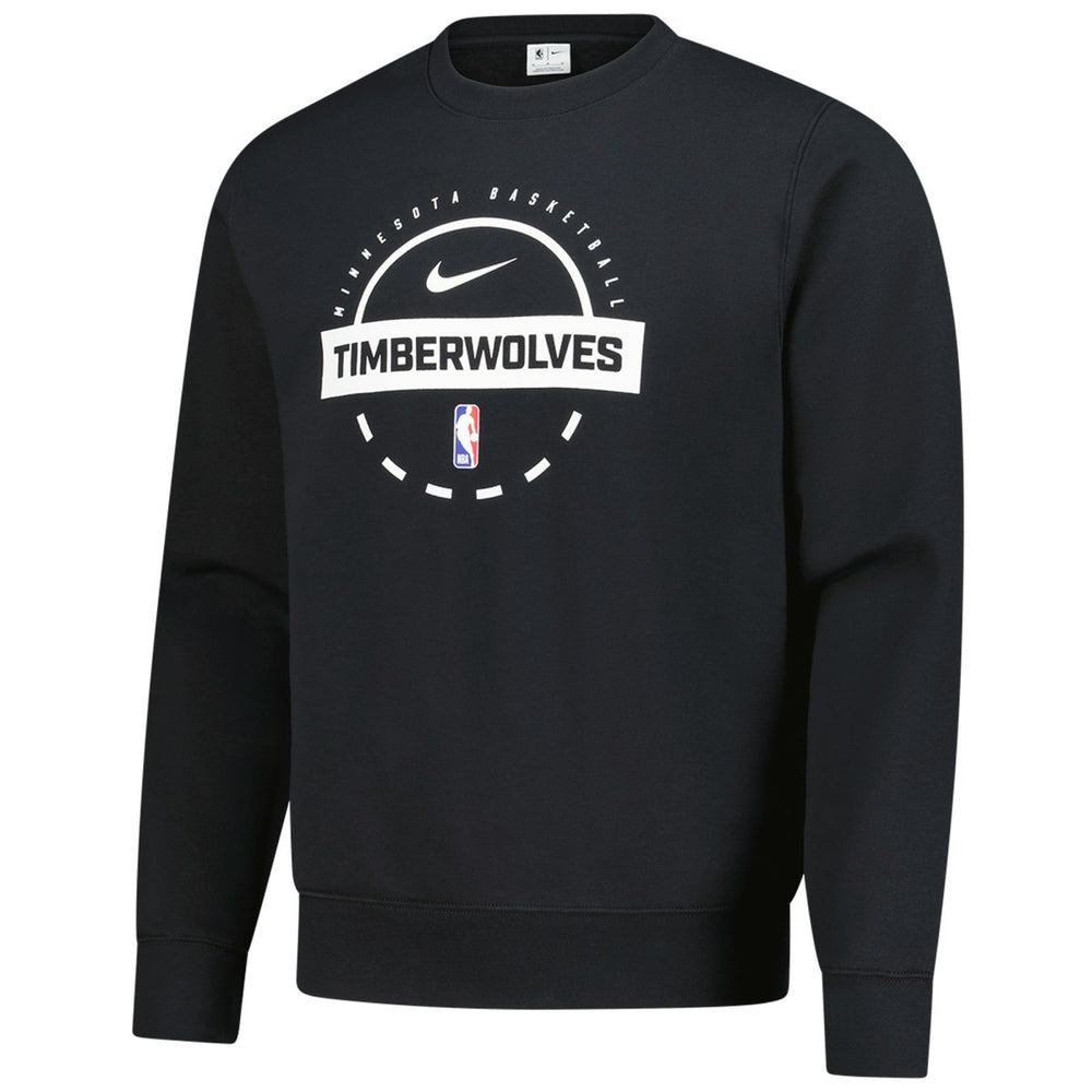 Nike - Minnesota Timberwolves 2025/26 Authentic Practice Club Sweatshirt - Black