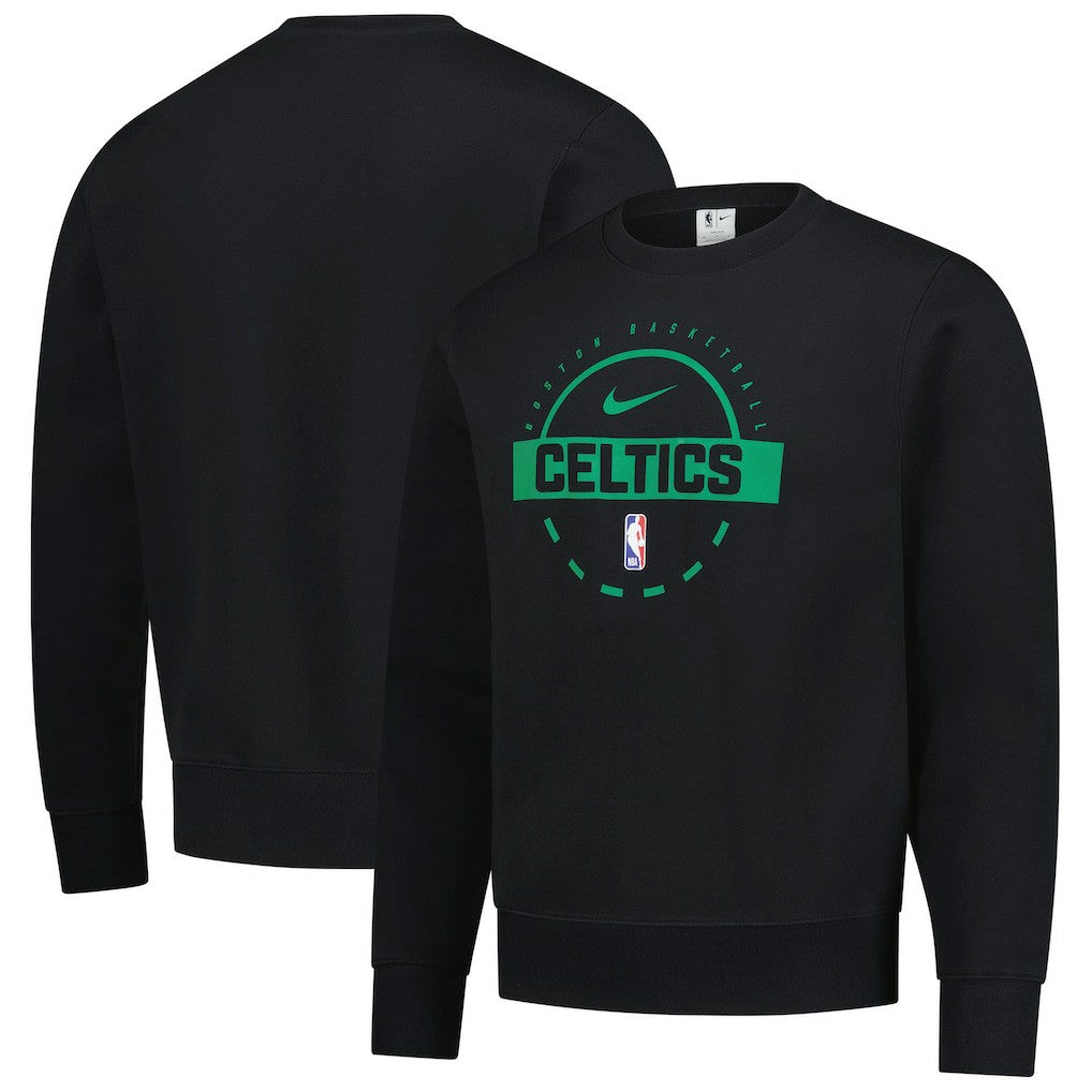 Nike - Boston Celtics 2025/26 Authentic Practice Club Sweatshirt - Black