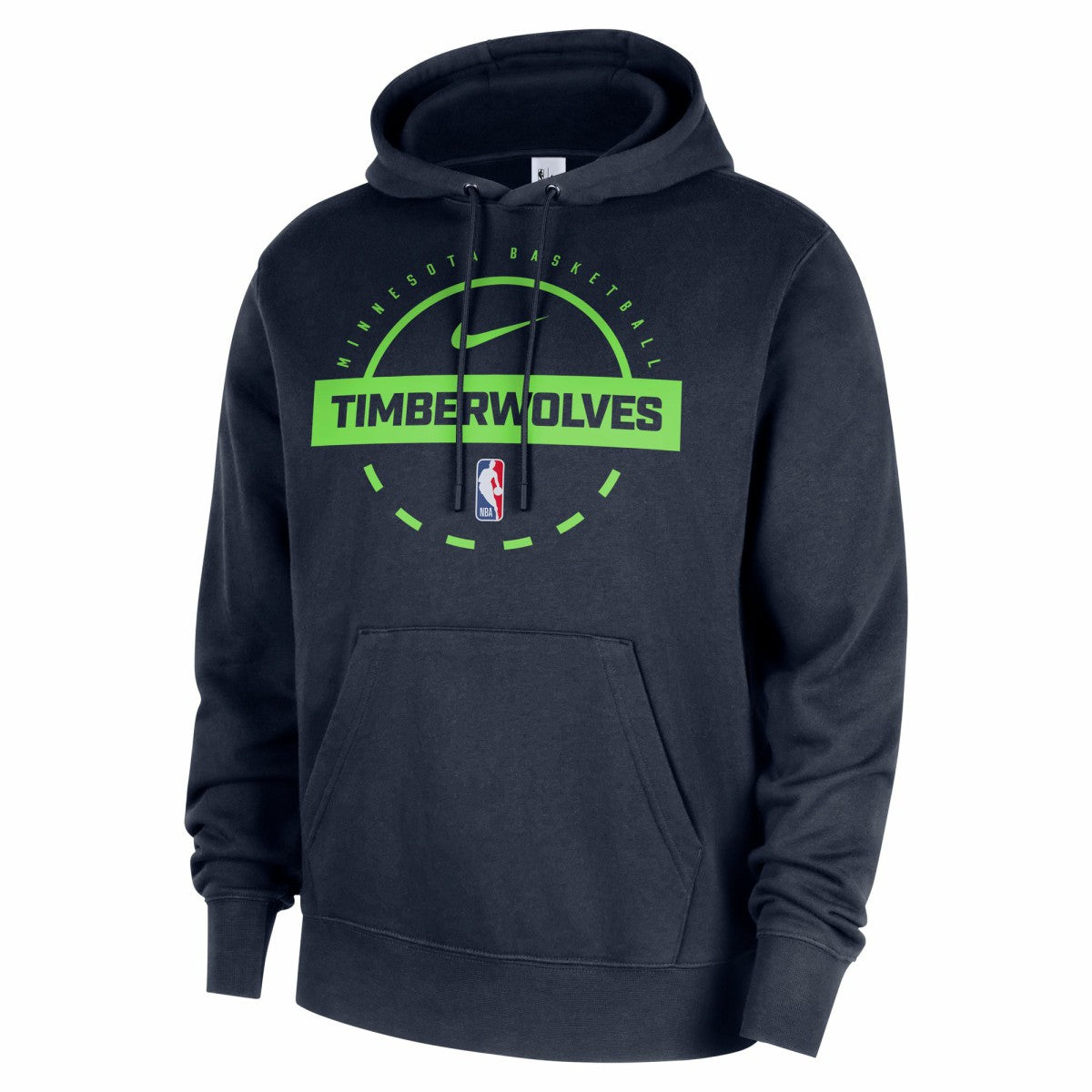 Nike - Minnesota Timberwolves 2025/26 Authentic Practice Club Pullover Hoodie - Navy