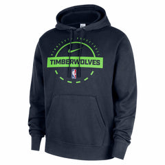 Nike - Minnesota Timberwolves 2025/26 Authentic Practice Club Pullover Hoodie - Navy