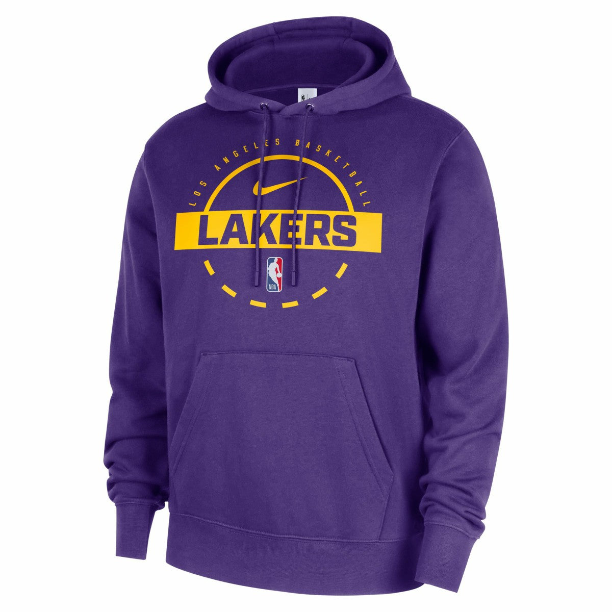 Nike - Los Angeles Lakers 2025/26 Authentic Practice Club Pullover Hoodie - Purple