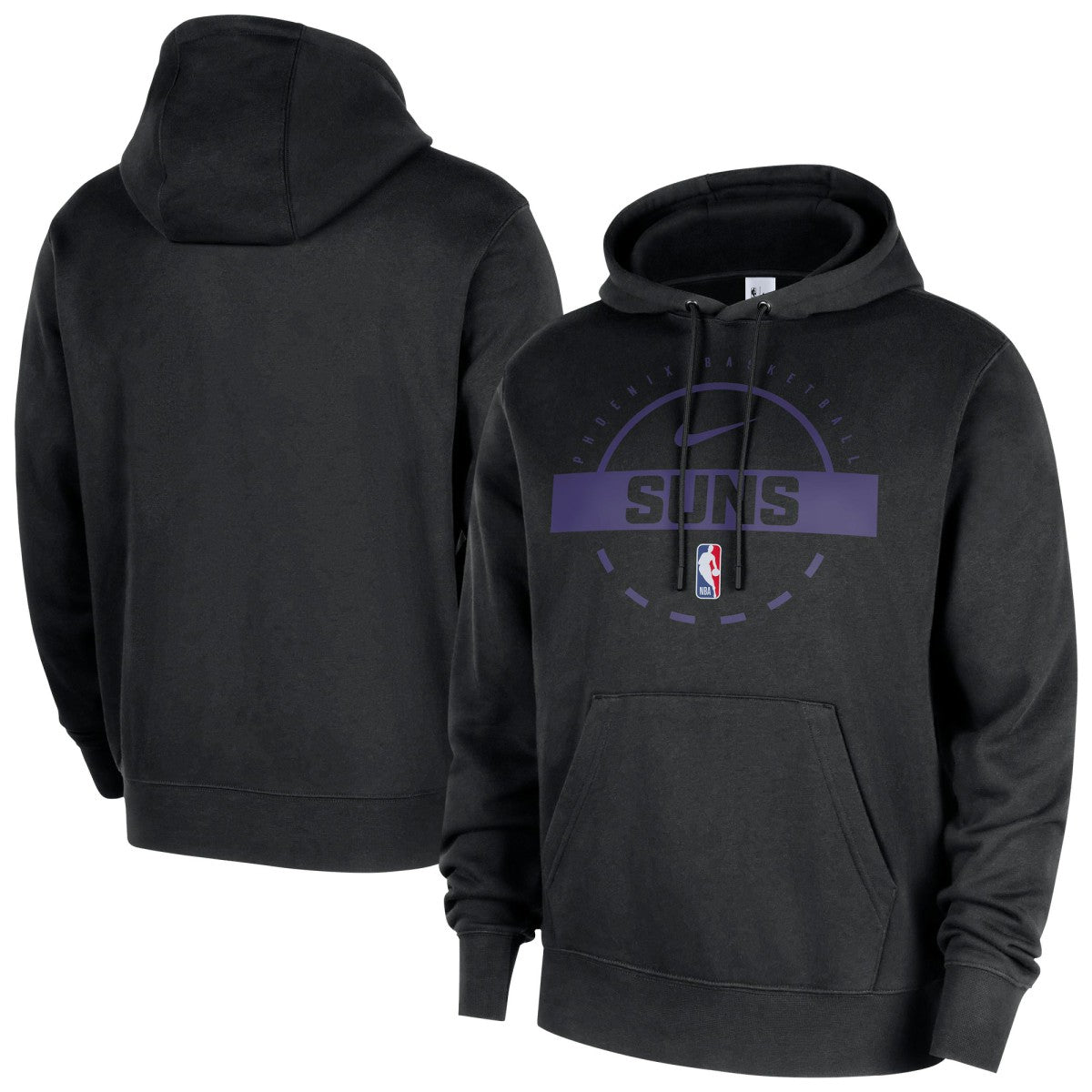 Nike - Phoenix Suns 2025/26 Authentic Practice Club Pullover Hoodie - Black