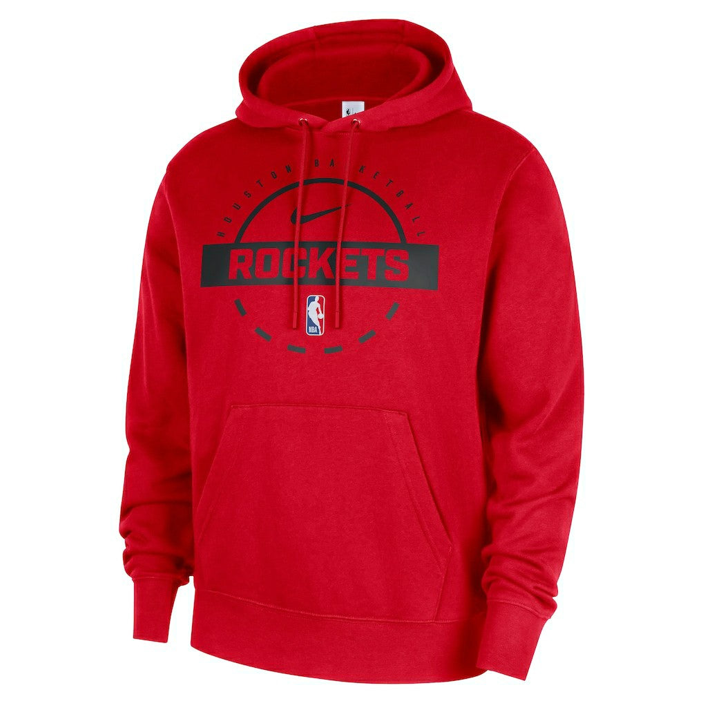 Nike - Houston Rockets 2025/26 Authentic Practice Club Pullover Hoodie - Red