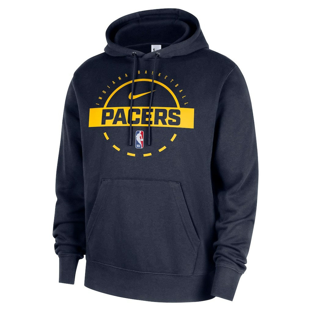 Nike - Indiana Pacers 2025/26 Authentic Practice Club Pullover Hoodie - Navy