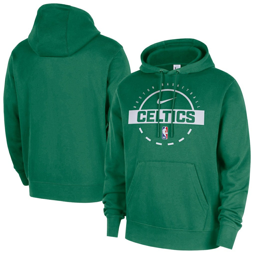 Nike - Boston Celtics 2025/26 Authentic Practice Club Pullover Hoodie - Kelly Green