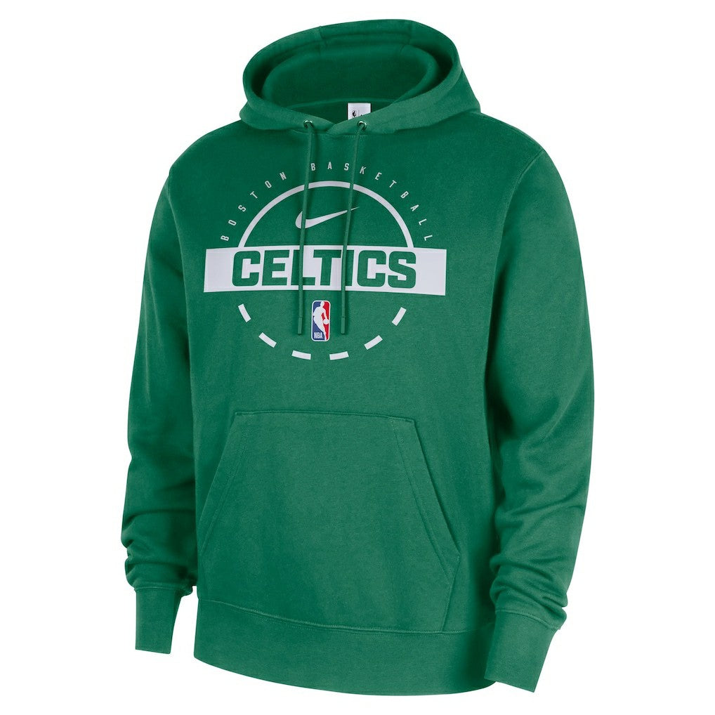 Nike - Boston Celtics 2025/26 Authentic Practice Club Pullover Hoodie - Kelly Green