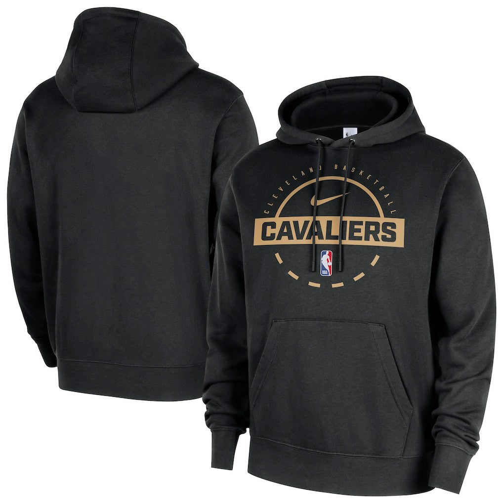 Nike - Cleveland Cavaliers 2025/26 Authentic Practice Club Pullover Hoodie - Black