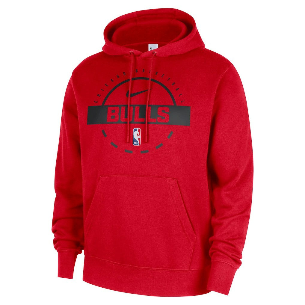 Nike - Chicago Bulls 2025/26 Authentic Practice Club Pullover Hoodie - Red