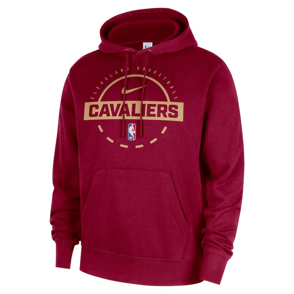 Nike - Cleveland Cavaliers 2025/26 Authentic Practice Club Pullover Hoodie - Wine