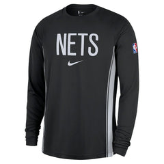 Nike - Brooklyn Nets 2025/26 Authentic Pre-Game Legend Dri-FIT Long Sleeve Shooting Shirt - Black