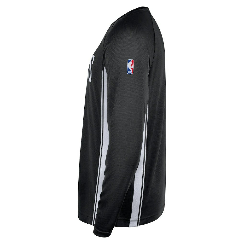 Nike - Brooklyn Nets 2025/26 Authentic Pre-Game Legend Dri-FIT Long Sleeve Shooting Shirt - Black