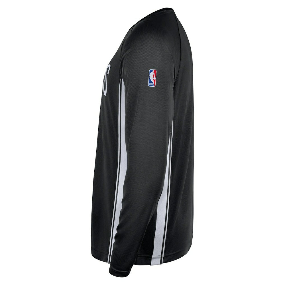 Nike - Brooklyn Nets 2025/26 Authentic Pre-Game Legend Dri-FIT Long Sleeve Shooting Shirt - Black