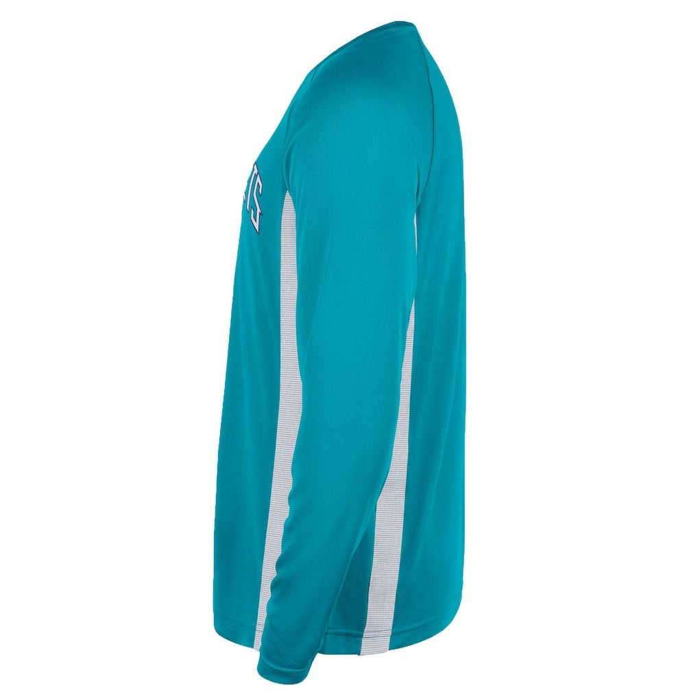 NBA - Charlotte Hornets Jordan Brand 2025/26 Authentic Pre-Game Legend Dri-FIT Long Sleeve Shooting Shirt - Teal