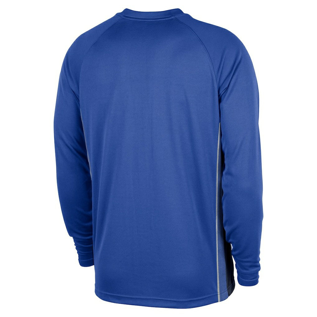 Nike - Dallas Mavericks 2025/26 Authentic Pre-Game Legend Dri-FIT Long Sleeve Shooting Shirt - Blue