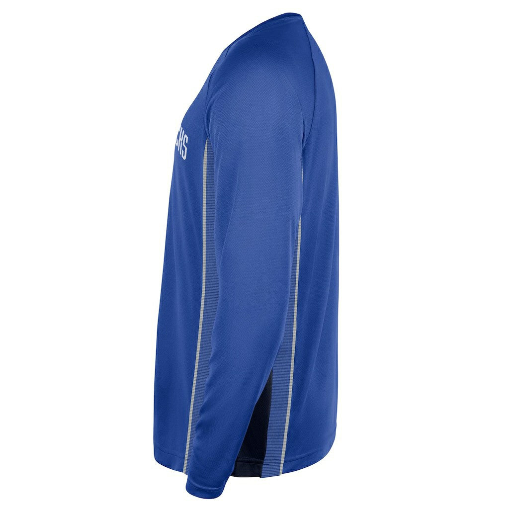 Nike - Dallas Mavericks 2025/26 Authentic Pre-Game Legend Dri-FIT Long Sleeve Shooting Shirt - Blue