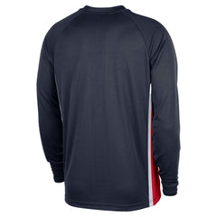 Nike - Washington Wizards 2025/26 Authentic Pre-Game Legend Dri-FIT Long Sleeve Shooting Shirt - Navy