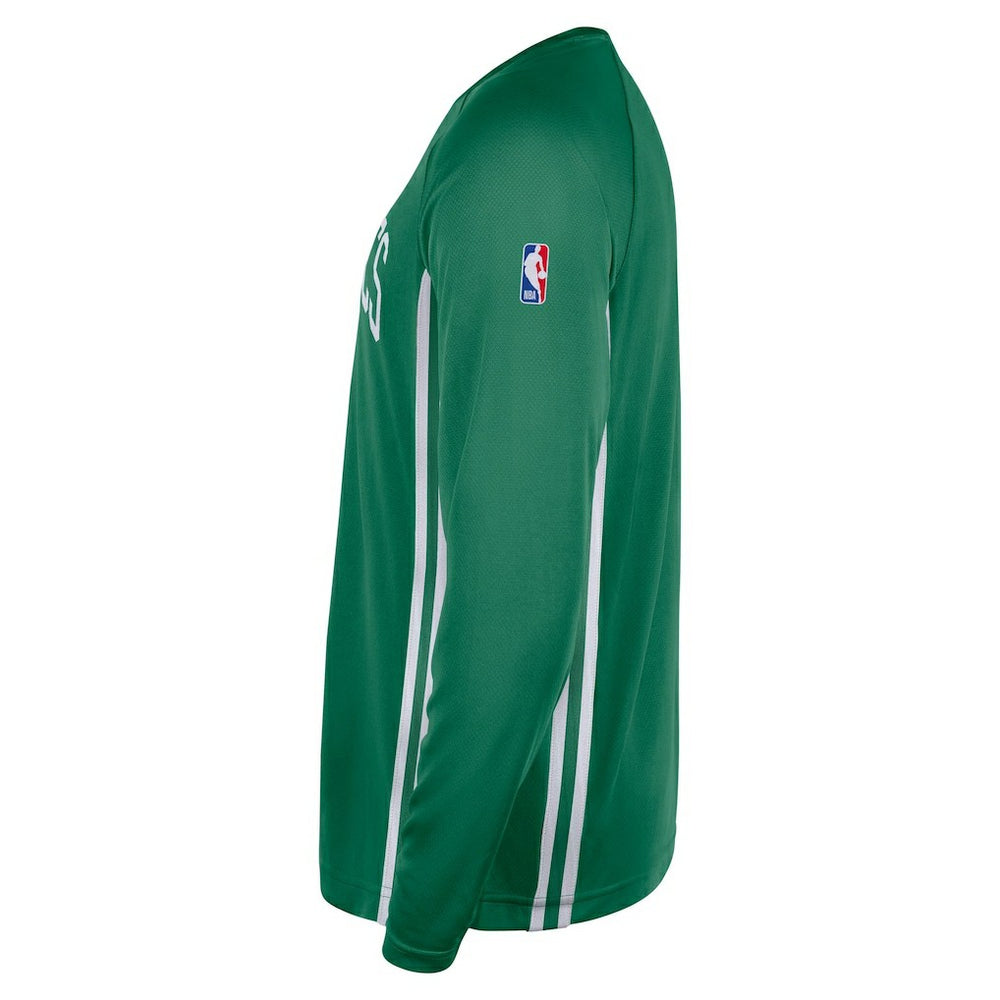 Nike - Boston Celtics 2025/26 Authentic Pre-Game Legend Dri-FIT Long Sleeve Shooting Shirt - Kelly Green