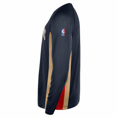 Nike - New Orleans Pelicans 2025/26 Authentic Pre-Game Legend Dri-FIT Long Sleeve Shooting Shirt - Navy