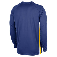 Nike - Golden State Warriors 2025/26 Authentic Pre-Game Legend Dri-FIT Long Sleeve Shooting Shirt - Royal