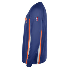Nike - New York Knicks 2025/26 Authentic Pre-Game Legend Dri-FIT Long Sleeve Shooting Shirt - Blue