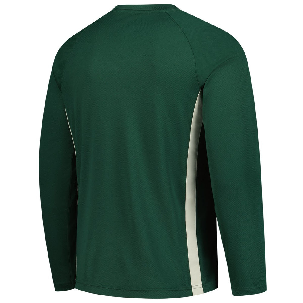 Nike - Milwaukee Bucks 2025/26 Authentic Pre-Game Legend Dri-FIT Long Sleeve Shooting Shirt - Hunter Green
