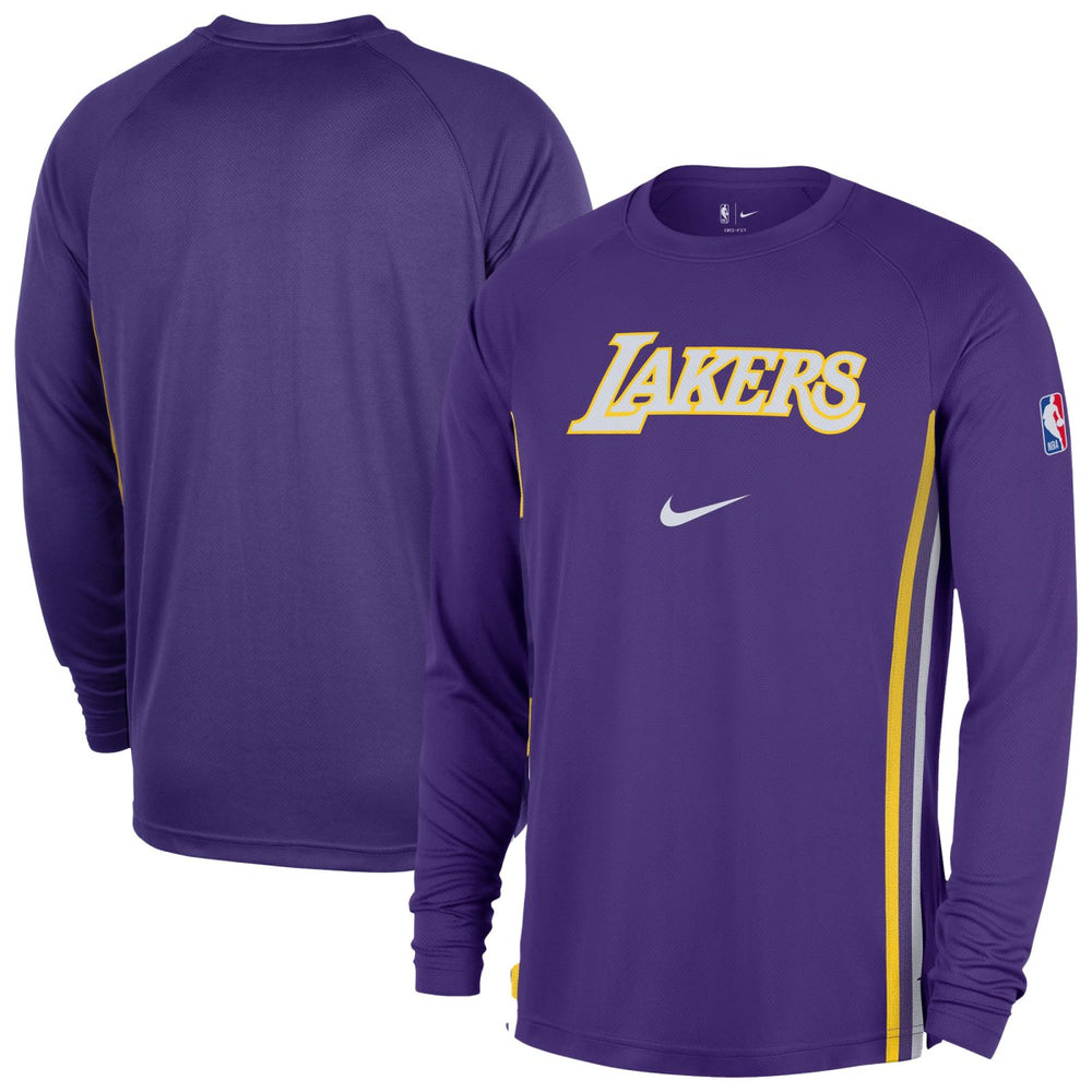 Nike - Los Angeles Lakers 2025/26 Authentic Pre-Game Legend Dri-FIT Long Sleeve Shooting Shirt - Purple