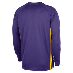 Nike - Los Angeles Lakers 2025/26 Authentic Pre-Game Legend Dri-FIT Long Sleeve Shooting Shirt - Purple
