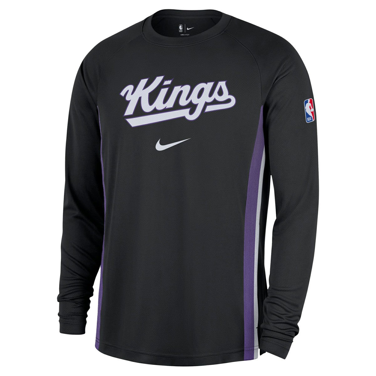 Nike - Sacramento Kings 2025/26 Authentic Pre-Game Legend Dri-FIT Long Sleeve Shooting Shirt - Black