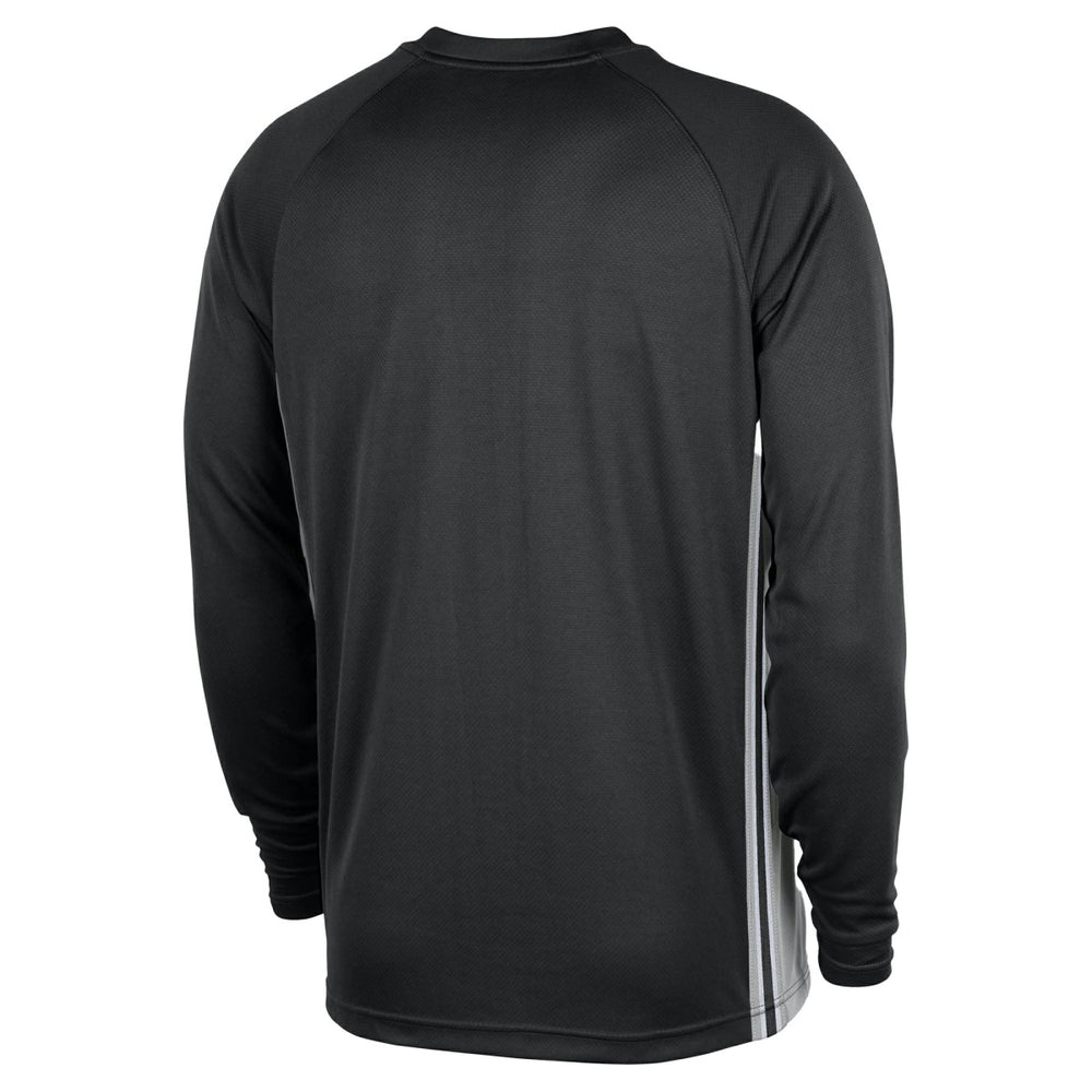 Nike - San Antonio Spurs 2025/26 Authentic Pre-Game Legend Dri-FIT Long Sleeve Shooting Shirt - Black