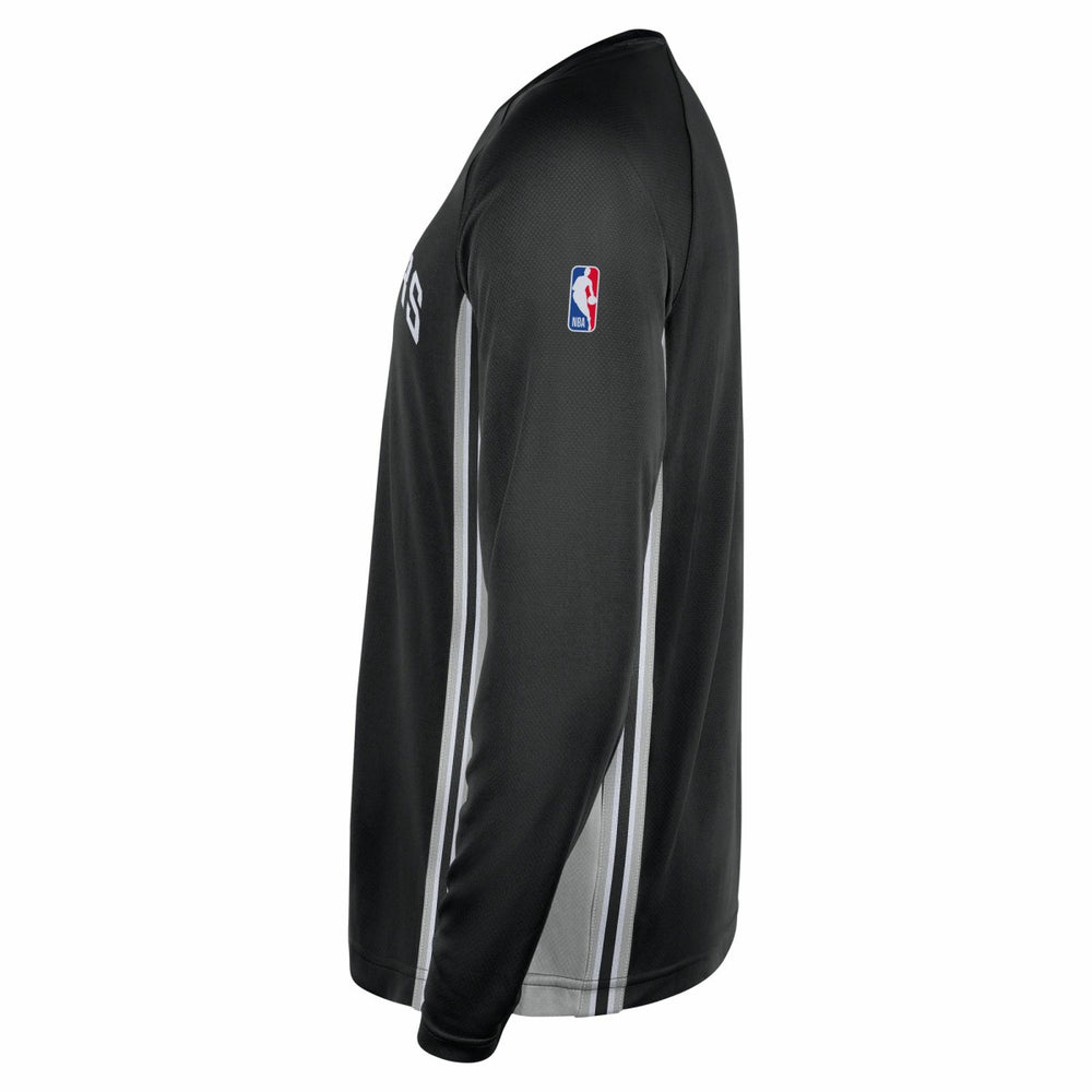 Nike - San Antonio Spurs 2025/26 Authentic Pre-Game Legend Dri-FIT Long Sleeve Shooting Shirt - Black