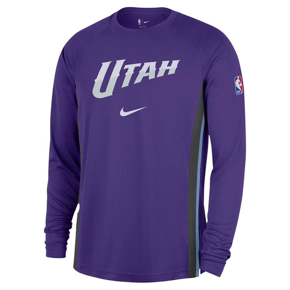 Nike - Utah Jazz 2025/26 Authentic Pre-Game Legend Dri-FIT Long Sleeve Shooting Shirt - Purple