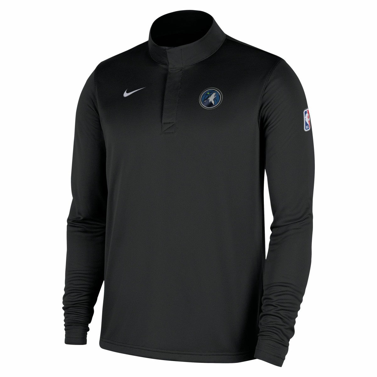 Nike - Minnesota Timberwolves 2025/26 Authentic Coaches Quarter-Zip Dri-Fit Top - Black