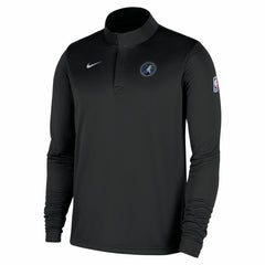 Nike - Minnesota Timberwolves 2025/26 Authentic Coaches Quarter-Zip Dri-Fit Top - Black