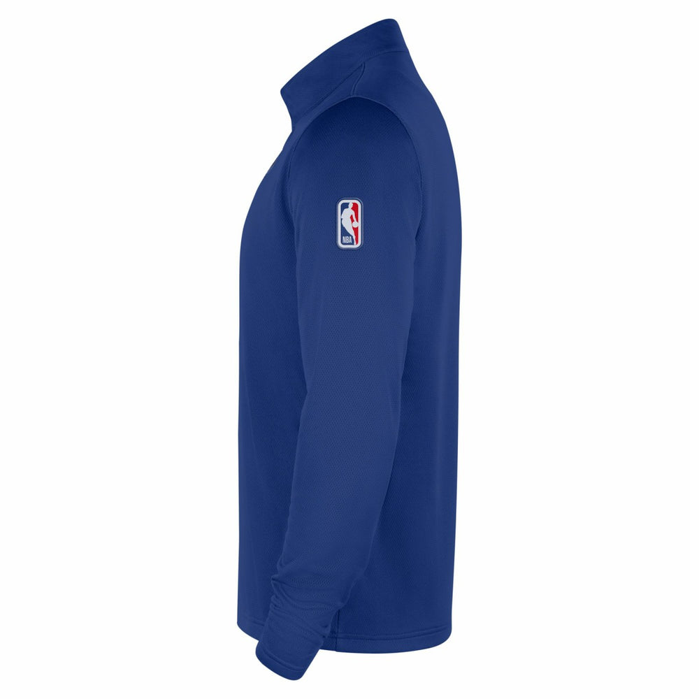 Nike - New York Knicks 2025/26 Authentic Coaches Quarter-Zip Dri-Fit Top - Blue