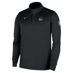 Nike - Golden State Warriors 2025/26 Authentic Coaches Quarter-Zip Dri-Fit Top - Black