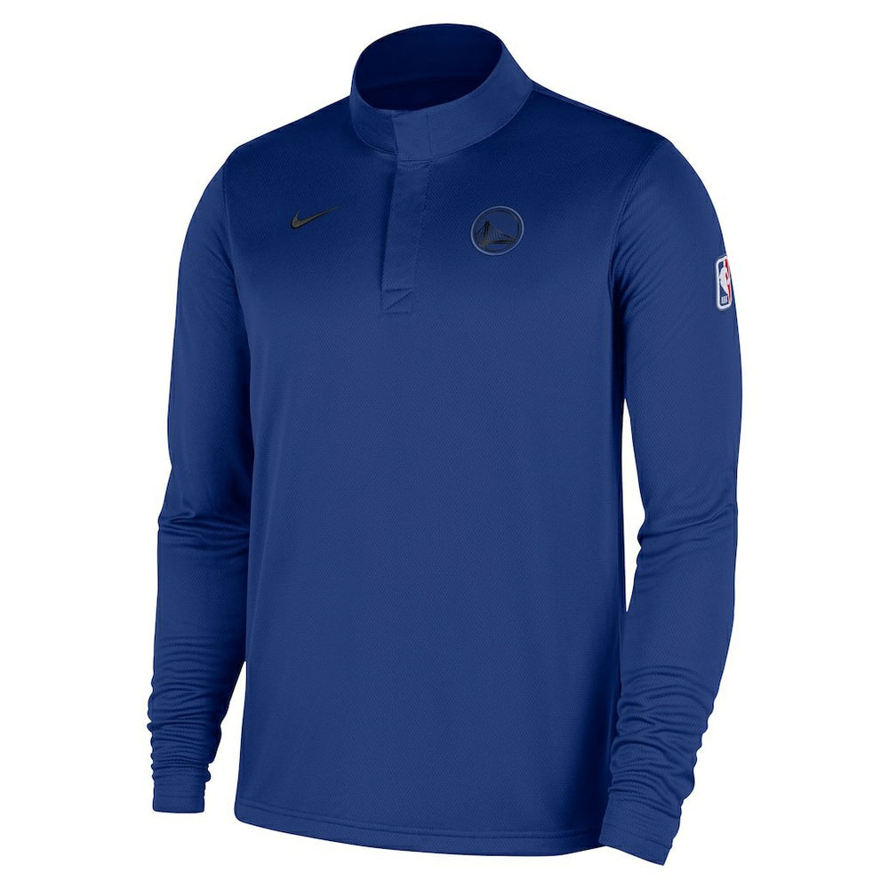 Nike - Golden State Warriors 2025/26 Authentic Coaches Quarter-Zip Dri-Fit Top - Royal