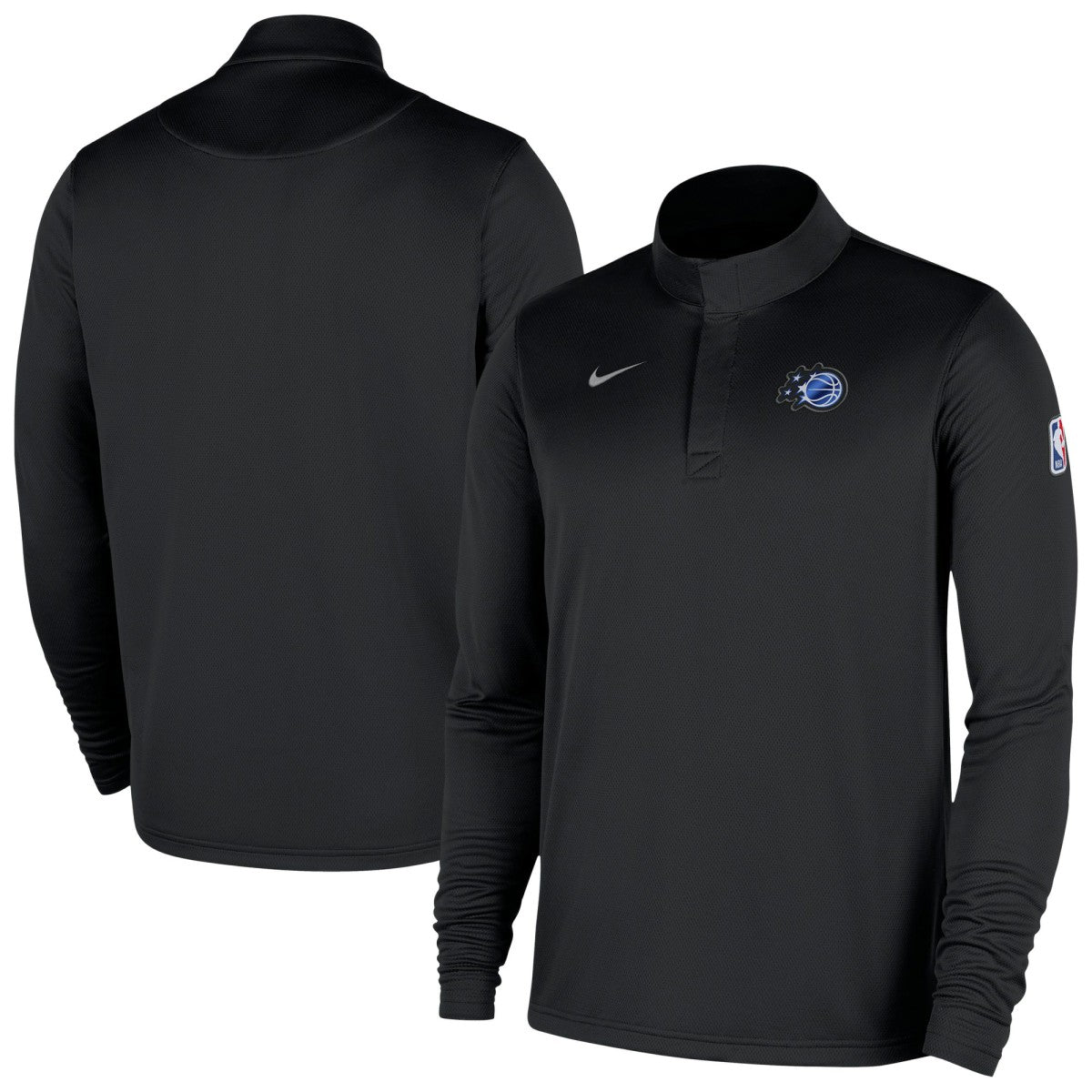 Nike - Orlando Magic 2025/26 Authentic Coaches Quarter-Zip Dri-Fit Top - Black
