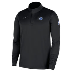 Nike - Orlando Magic 2025/26 Authentic Coaches Quarter-Zip Dri-Fit Top - Black