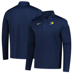 Nike - Indiana Pacers 2025/26 Authentic Coaches Quarter-Zip Dri-Fit Top - Navy