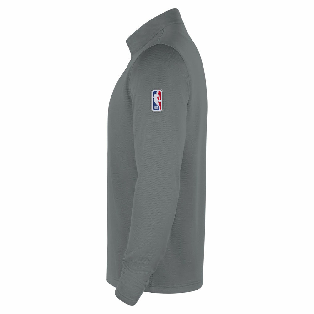 Nike - San Antonio Spurs 2025/26 Authentic Coaches Quarter-Zip Dri-Fit Top - Silver
