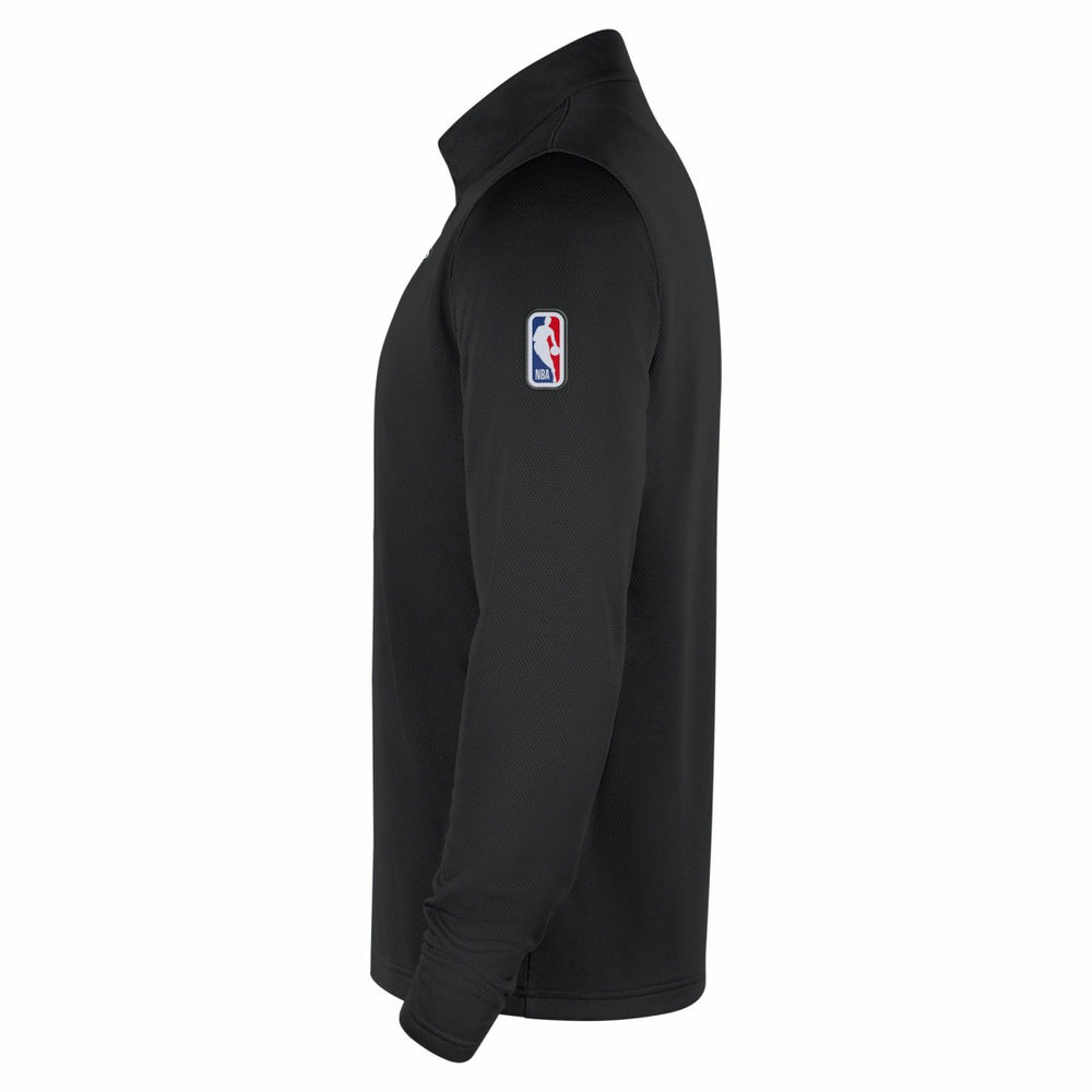 Nike - Miami Heat 2025/26 Authentic Coaches Quarter-Zip Dri-Fit Top - Black
