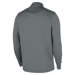 Nike - Brooklyn Nets 2025/26 Authentic Coaches Quarter-Zip Dri-Fit Top - Gray