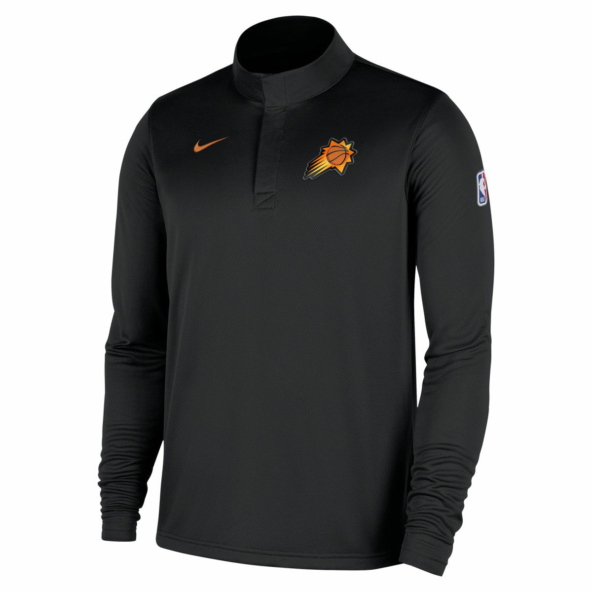 Nike - Phoenix Suns 2025/26 Authentic Coaches Quarter-Zip Dri-Fit Top - Black
