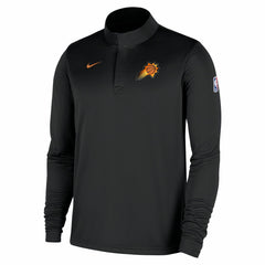 Nike - Phoenix Suns 2025/26 Authentic Coaches Quarter-Zip Dri-Fit Top - Black