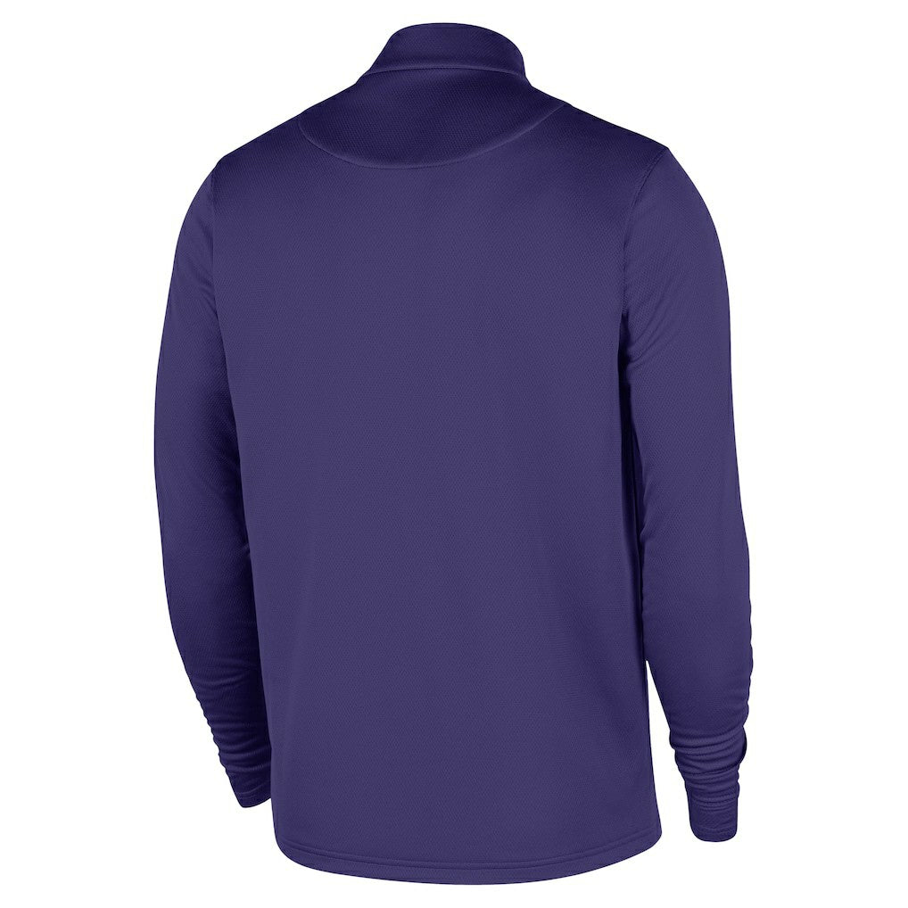 Nike - Charlotte Hornets 2025/26 Authentic Coaches Quarter-Zip Dri-Fit Top - Purple