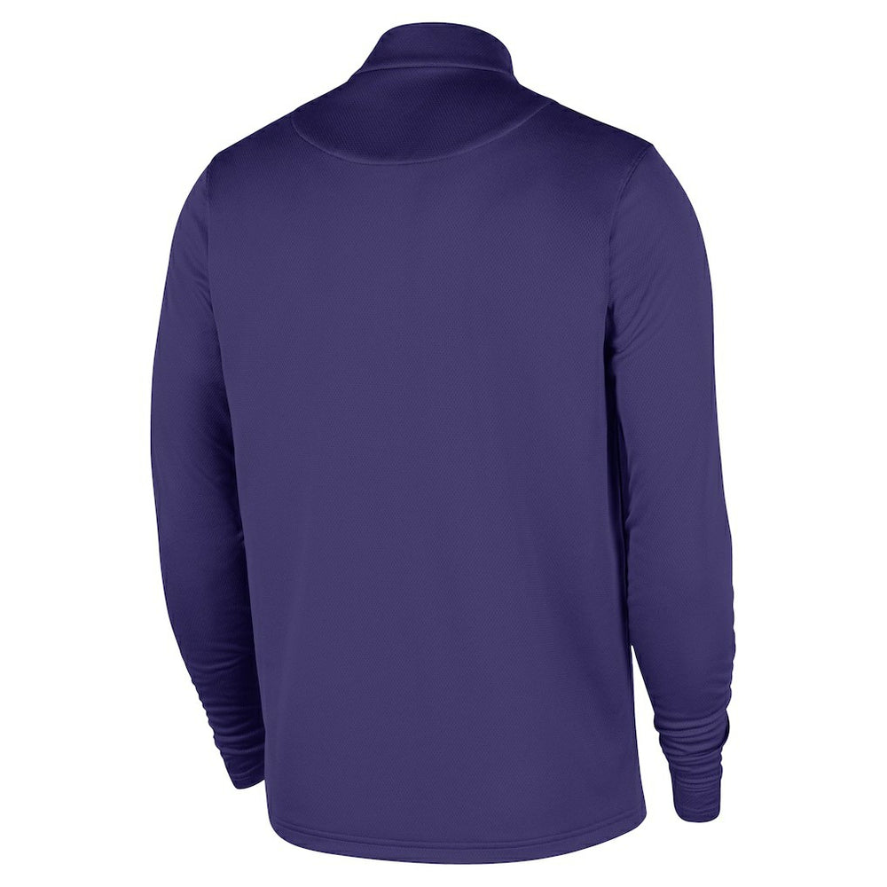 Nike - Charlotte Hornets 2025/26 Authentic Coaches Quarter-Zip Dri-Fit Top - Purple
