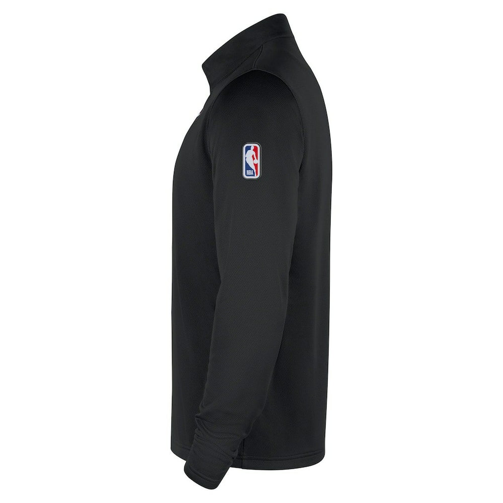 Nike - Chicago Bulls 2025/26 Authentic Coaches Quarter-Zip Dri-Fit Top - Black