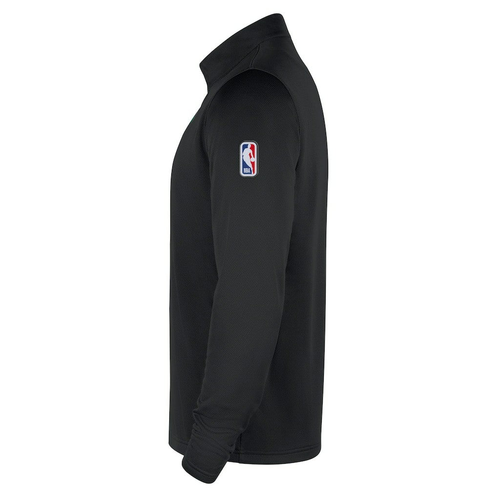 Nike - Boston Celtics 2025/26 Authentic Coaches Quarter-Zip Dri-Fit Top - Black