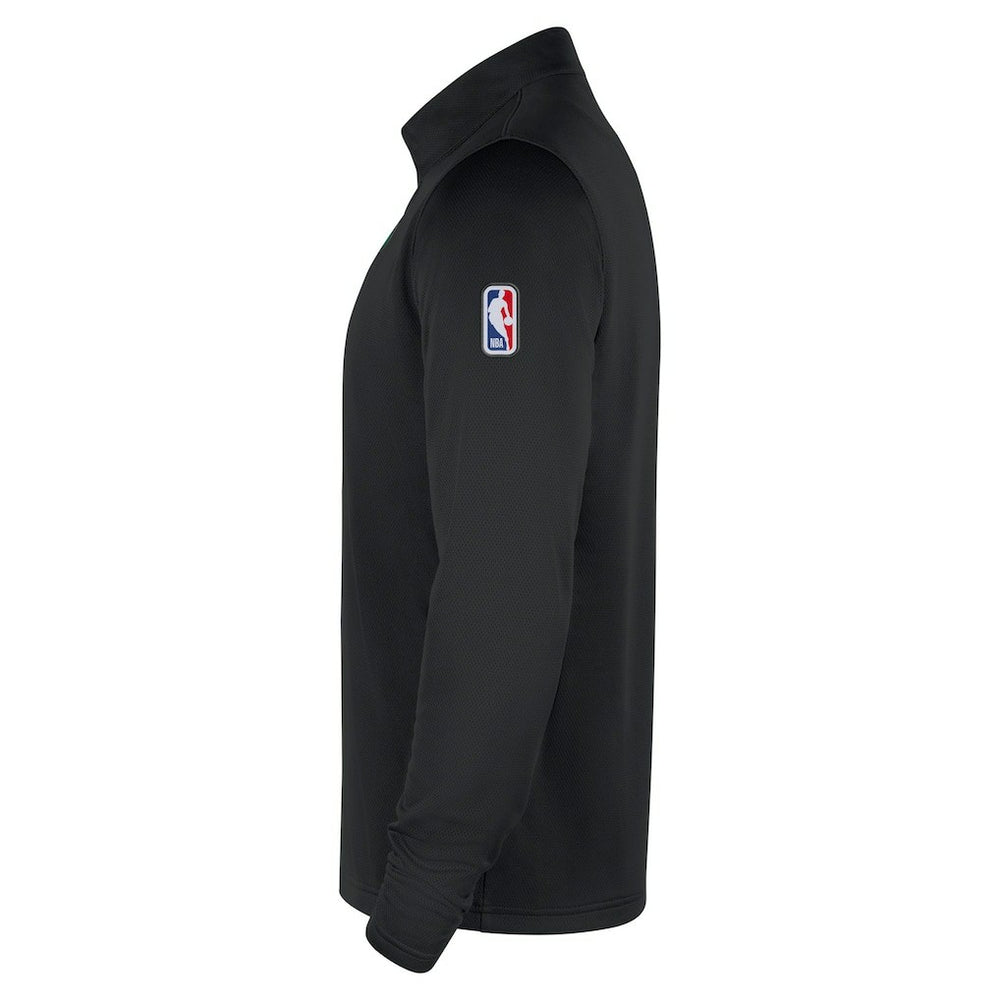 Nike - Boston Celtics 2025/26 Authentic Coaches Quarter-Zip Dri-Fit Top - Black
